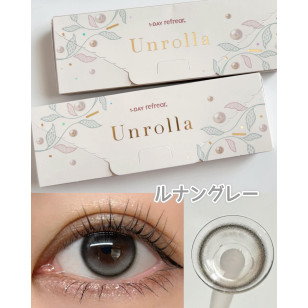 Unrolla 1 Day LUNAN GRAY ワンデーリフレア アンローラ ルナングレー